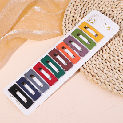 Paprasti saldainių spalvos plaukų segtukai Moteriški galvos apdangalai, mergaičių BB segtukai, galvos apdangalai, plaukų segtukai, plaukų aksesuarų rinkiniai didmeninė prekyba