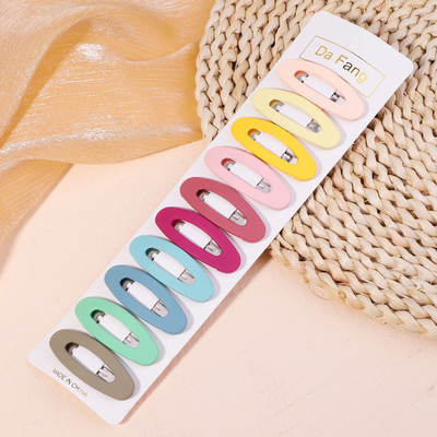 Paprasti saldainių spalvos plaukų segtukai Moteriški galvos apdangalai, mergaičių BB segtukai, galvos apdangalai, plaukų segtukai, plaukų aksesuarų rinkiniai didmeninė prekyba