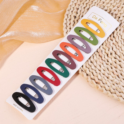 Paprasti saldainių spalvos plaukų segtukai Moteriški galvos apdangalai, mergaičių BB segtukai, galvos apdangalai, plaukų segtukai, plaukų aksesuarų rinkiniai didmeninė prekyba