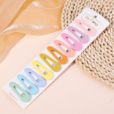 Paprasti saldainių spalvos plaukų segtukai Moteriški galvos apdangalai, mergaičių BB segtukai, galvos apdangalai, plaukų segtukai, plaukų aksesuarų rinkiniai didmeninė prekyba