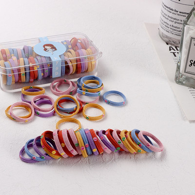 Novo s kutijom Dječje trake za kosu Slatki cvijet Elastična gumica Obruč za kosu Dodaci za kosu Traka za glavu za djevojčice Ukrasi za glavu