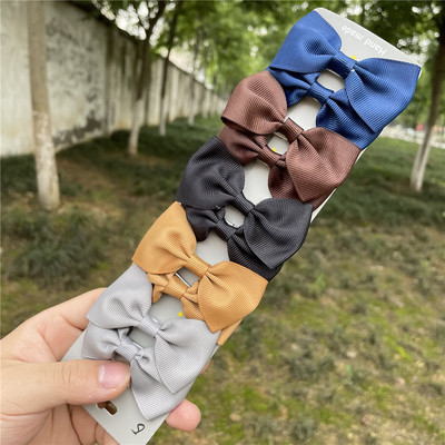 10 db/szett Nylon masni hajcsat aranyos baba színes hajtűk aligátor csíptető csíptetők gyerek haj kiegészítők