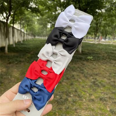 10 db/szett Nylon masni hajcsat aranyos baba színes hajtűk aligátor csíptető csíptetők gyerek haj kiegészítők