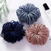 100 bucăți Newlot benzi pentru păr fetiță culoare bomboană banda elastică de cauciuc banda de păr pentru copii bentiță pentru copii Scrunchie accesorii de păr pentru păr