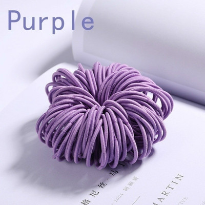 100 bucăți Newlot benzi pentru păr fetiță culoare bomboană banda elastică de cauciuc banda de păr pentru copii bentiță pentru copii Scrunchie accesorii de păr pentru păr