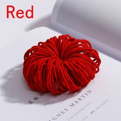 100 bucăți Newlot benzi pentru păr fetiță culoare bomboană banda elastică de cauciuc banda de păr pentru copii bentiță pentru copii Scrunchie accesorii de păr pentru păr