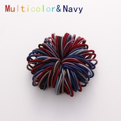 100 bucăți Newlot benzi pentru păr fetiță culoare bomboană banda elastică de cauciuc banda de păr pentru copii bentiță pentru copii Scrunchie accesorii de păr pentru păr