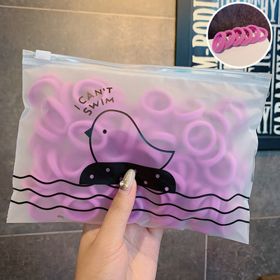 100 bucăți Newlot benzi pentru păr fetiță culoare bomboană banda elastică de cauciuc banda de păr pentru copii bentiță pentru copii Scrunchie accesorii de păr pentru păr