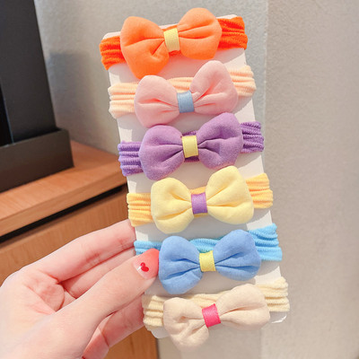 Nove simpatične gumice za kosu za djevojčice Gumice za kosu s mašnama iz crtanog filma Dodaci za kosu Elastična gumica Traka za glavu Dječja gumica za glavu