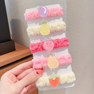 Nove simpatične gumice za kosu za djevojčice Gumice za kosu s mašnama iz crtanog filma Dodaci za kosu Elastična gumica Traka za glavu Dječja gumica za glavu