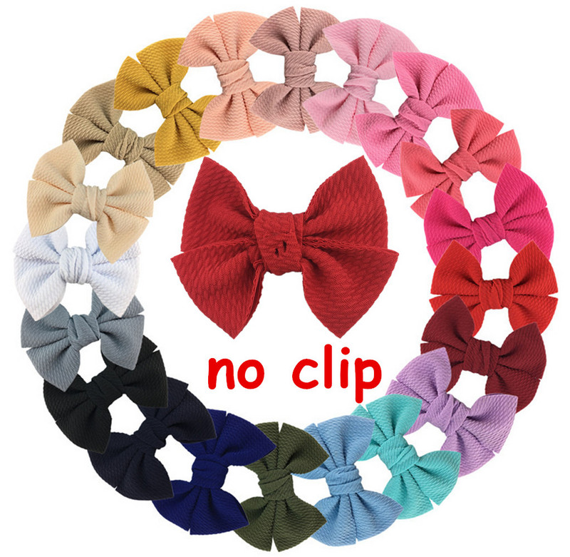 10kom velikih mašni za kosu od vafla tkanine za djevojčice od 4,5" Popularne slatke butične mašne Ukosnice Dodaci Glave