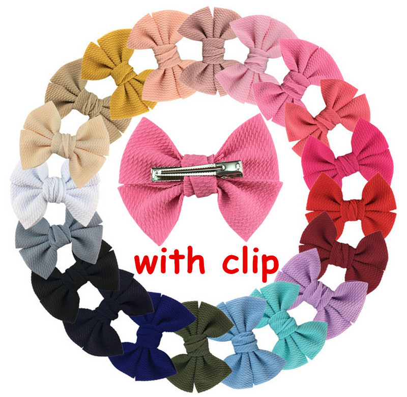 10kom velikih mašni za kosu od vafla tkanine za djevojčice od 4,5" Popularne slatke butične mašne Ukosnice Dodaci Glave