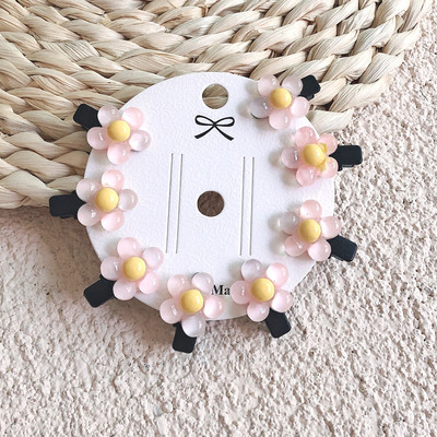 8 kom Žele Flower Girls Aligator štipaljke Slatki bočni konjski rep Ukosnice Dječje hvataljke sa šiškama Mini barette Dodaci za pokrivala za glavu