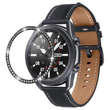 Hot Galaxy Watch3 Diamond Bling безел за Samsung Galaxy Watch 3 41 мм рамка, защита на капака на кутията, женска метална рамка, пръстен, броня