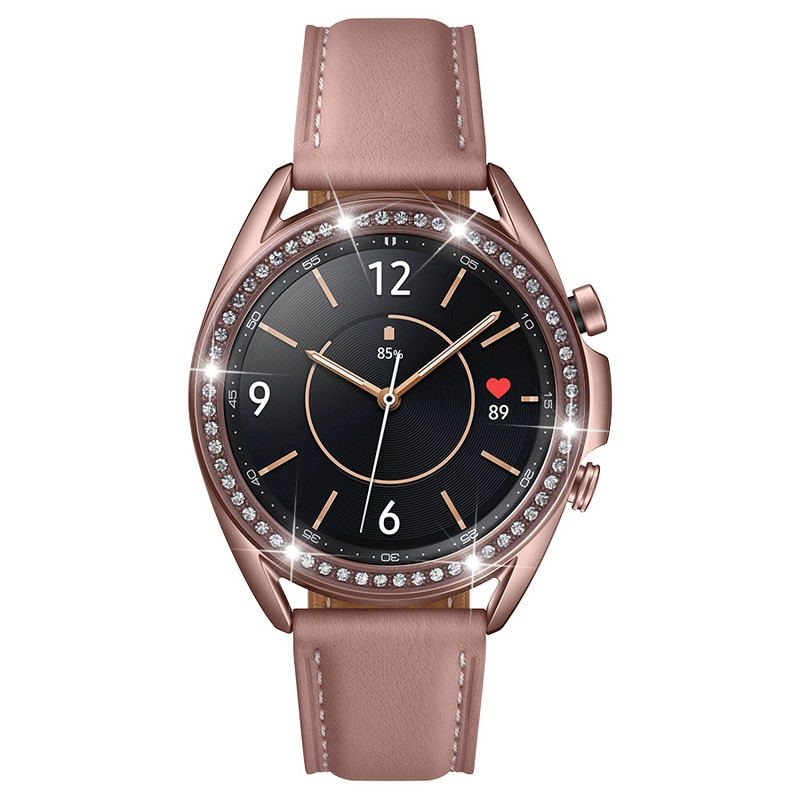 Hot Galaxy Watch3 Diamond Bling Bezel za Samsung Galaxy Watch 3 41mm Frame Case Cover Protection Woman Metalni okvir Ring Bumper