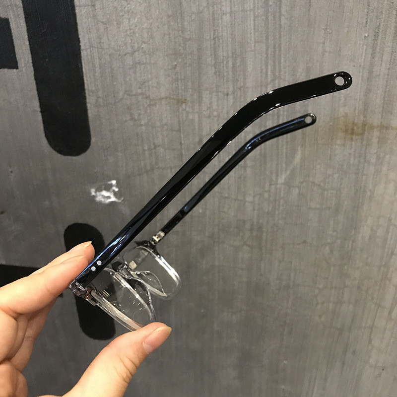 1,0-1,5 -2-2,5-3-3,5 ~-6,0 Valmis lühinägelikkuse prillid Naiste Meeste Mood Lühinägelikud mustad läbipaistvad prillid miinus dioptritega