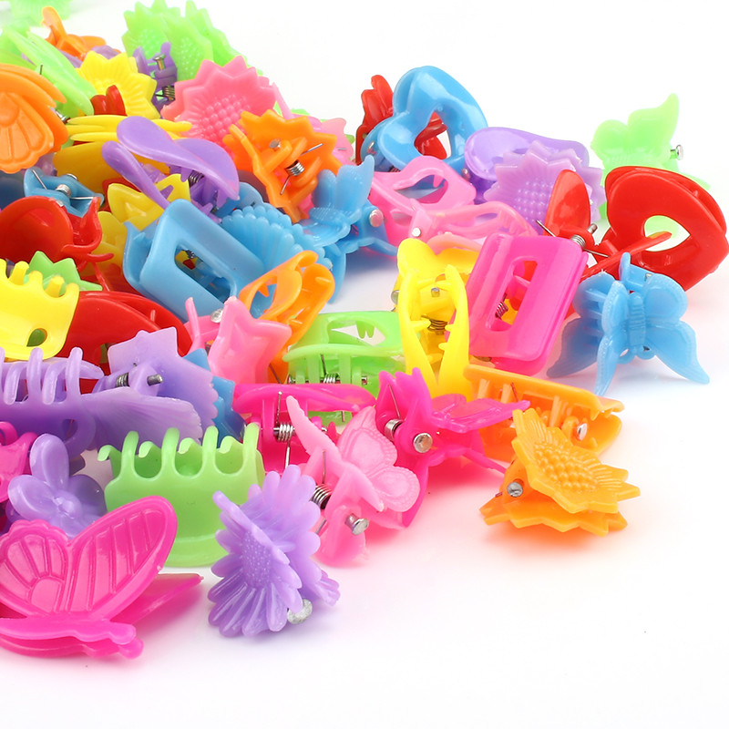 Slatko dijete Mala kopča s kandžama Cvijeće Leptir Zvijezda Plastična kopča za kosu Ukosnica s kandžama za djevojke Školjke u boji slatkiša Kosa za kosu Dodaci za kosu