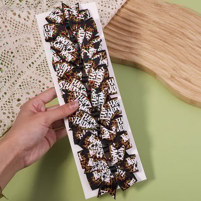 10 bucăți/set de decorațiuni de Crăciun funde agrafe de păr pentru copii, fete, moș Crăciun, agrafe cu papillon, accesorii pentru păr pentru bebeluși