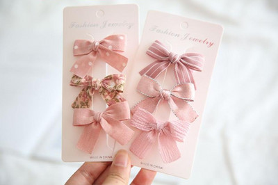 6 buc/set 2021 pentru copii, culori drăguțe, fundă în carouri, ornament de flori, agrafe de păr pentru fetițe, agrafe dulci, dulci, accesorii de păr pentru copii