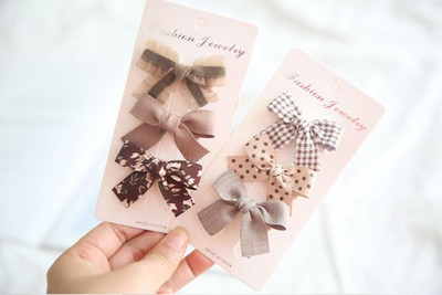 6 buc/set 2021 pentru copii, culori drăguțe, fundă în carouri, ornament de flori, agrafe de păr pentru fetițe, agrafe dulci, dulci, accesorii de păr pentru copii