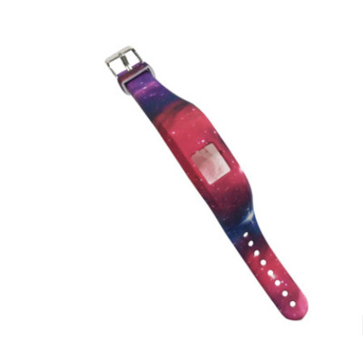 Lastele mõeldud pehme käevõru rihm Garmin VivoFit Jr / Garmin VivoFit JR 2 JR2 lapse aktiivsuse jälgija värviline randmerihm