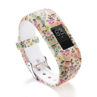 Lastele mõeldud pehme käevõru rihm Garmin VivoFit Jr / Garmin VivoFit JR 2 JR2 lapse aktiivsuse jälgija värviline randmerihm