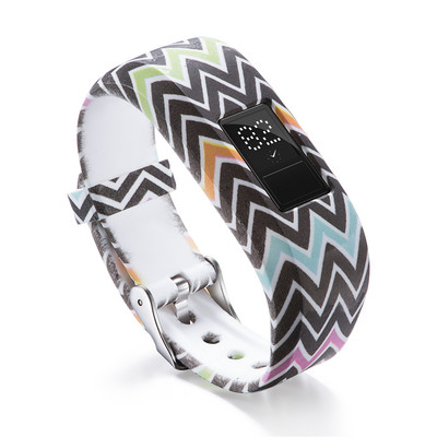 Lastele mõeldud pehme käevõru rihm Garmin VivoFit Jr / Garmin VivoFit JR 2 JR2 lapse aktiivsuse jälgija värviline randmerihm