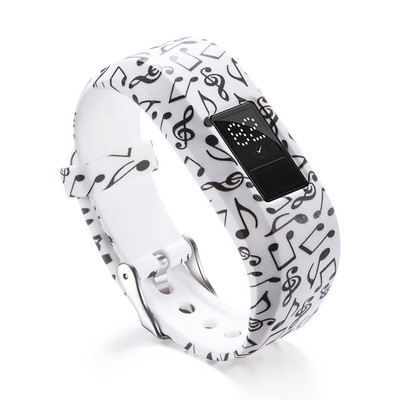 Lastele mõeldud pehme käevõru rihm Garmin VivoFit Jr / Garmin VivoFit JR 2 JR2 lapse aktiivsuse jälgija värviline randmerihm