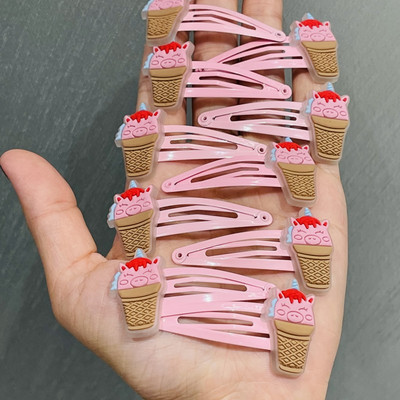 10 ΤΕΜ/Σετ για κορίτσια Φωτεινά Κλιπ μαλλιών με ουράνιο τόξο κινουμένων σχεδίων Παιδικές υπέροχες φουρκέτες Headband Barrettes Μόδα αξεσουάρ μαλλιών Δώρο για πάρτι