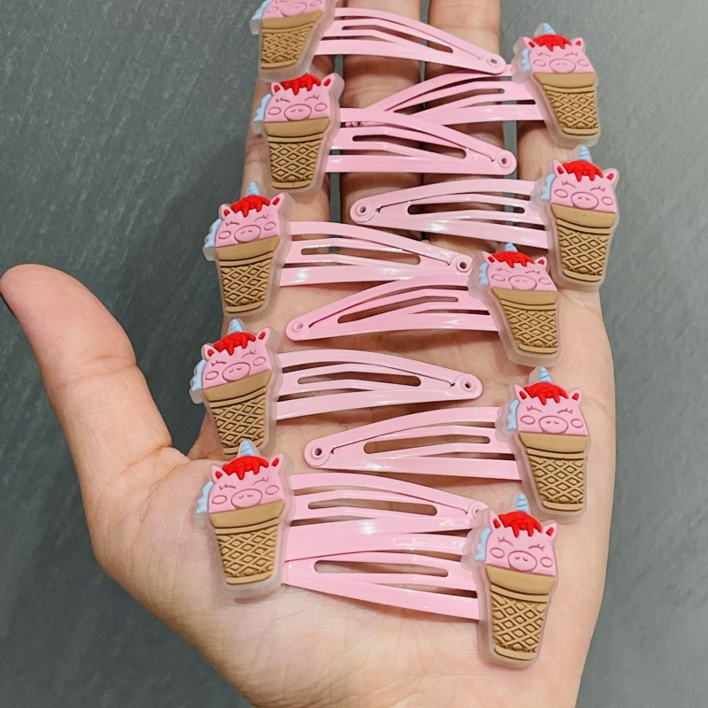 10 ΤΕΜ/Σετ για κορίτσια Φωτεινά Κλιπ μαλλιών με ουράνιο τόξο κινουμένων σχεδίων Παιδικές υπέροχες φουρκέτες Headband Barrettes Μόδα αξεσουάρ μαλλιών Δώρο για πάρτι