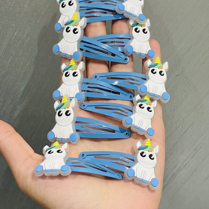 10 ΤΕΜ/Σετ για κορίτσια Φωτεινά Κλιπ μαλλιών με ουράνιο τόξο κινουμένων σχεδίων Παιδικές υπέροχες φουρκέτες Headband Barrettes Μόδα αξεσουάρ μαλλιών Δώρο για πάρτι