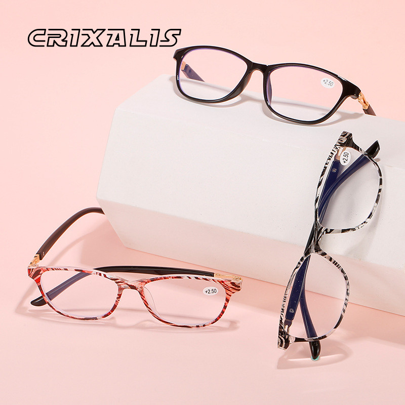 CRIXALIS mood lugemisprillid naiste sinised heledad prillid naistele presbüoopia prillid naistele hüperoopiaprillid +1,5 2,0 2,5 3,0