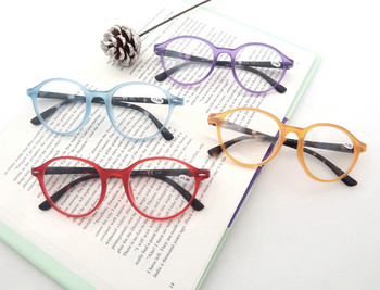Γυναικεία γυαλιά ανάγνωσης MODFANS, Γυαλιά οράσεως Readers, Κομψός στρογγυλός σκελετός Simplicity, Comfort με ελατήρια, με διόπτρα +1,0~+4,0