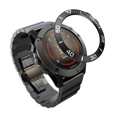 Carcasa pentru cadru de stil cu inel cu lunetă fierbinte pentru Garmin Fenix 5x 5x Plus 3 Ceas inteligent Capac din oțel inoxidabil Inel de protecție anti-zgârieturi