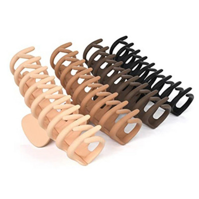 4 bucăți agrafe mari cu gheare pentru femei, fete, păr gros, antiderapante, gheare mari pentru păr, set de agrafe de păr banane, accesorii de modă pentru cadouri