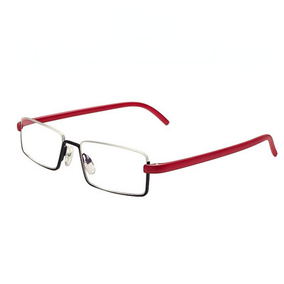 TR90 Ochelari de lectură cu jumătate de cadru, clasici, femei, bărbați, ochelari pentru prezbiopie, ochelari anti-albastru cu blocare a luminii, dioptrie +1,0 LA +4,0