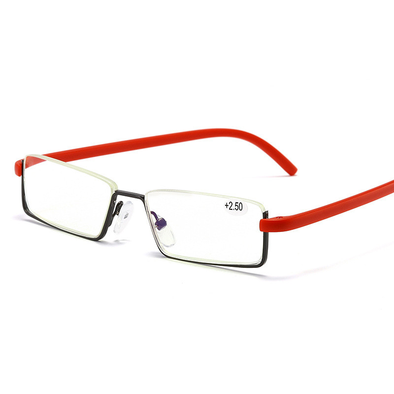 TR90 poolkaadrilised lugemisprillid Klassikalised naiste mehed Presbüoopia prillid Sinised valgust blokeerivad prillid Dioptria +1,0 KUNI +4,0