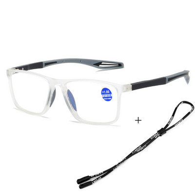 Ultralake naočale za čitanje protiv plavog svjetla TR90 savitljive naočale za sport na otvorenom za dalekovidnost za žene muškarce dioptrija +1,0 do 4,0