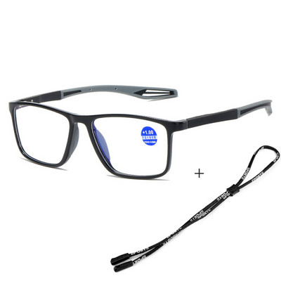 Ultralake naočale za čitanje protiv plavog svjetla TR90 savitljive naočale za sport na otvorenom za dalekovidnost za žene muškarce dioptrija +1,0 do 4,0