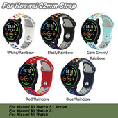 Remen za Xiaomi Mi Watch S1 Aktivni silikonski remen za Xiaomi Watch S1 Aktivna narukvica 22 mm remen za Xiao Mi Watch Dodaci