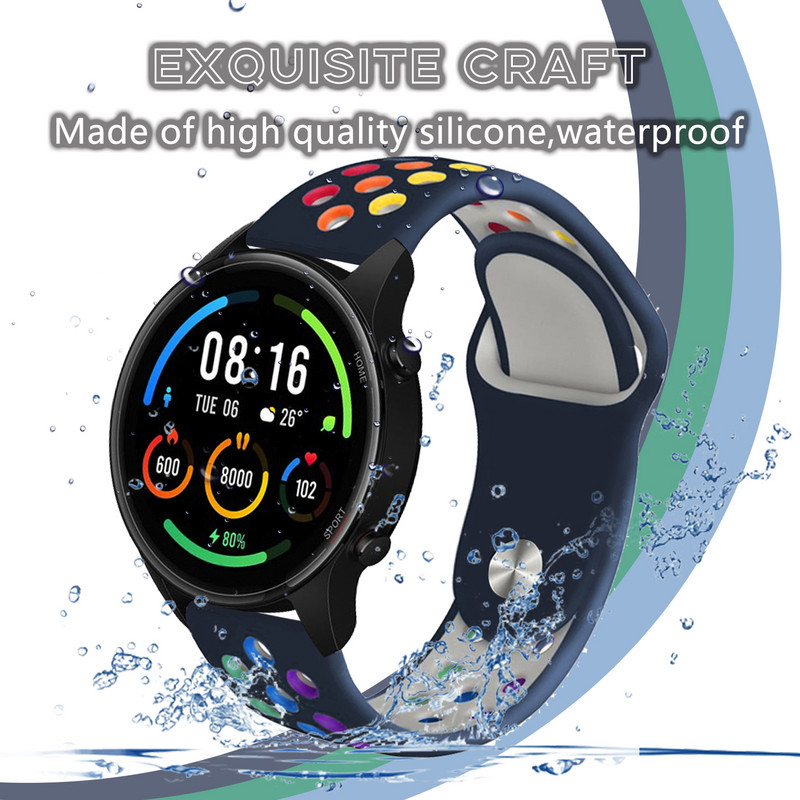 Remen za Xiaomi Mi Watch S1 Aktivni silikonski remen za Xiaomi Watch S1 Aktivna narukvica 22 mm remen za Xiao Mi Watch Dodaci