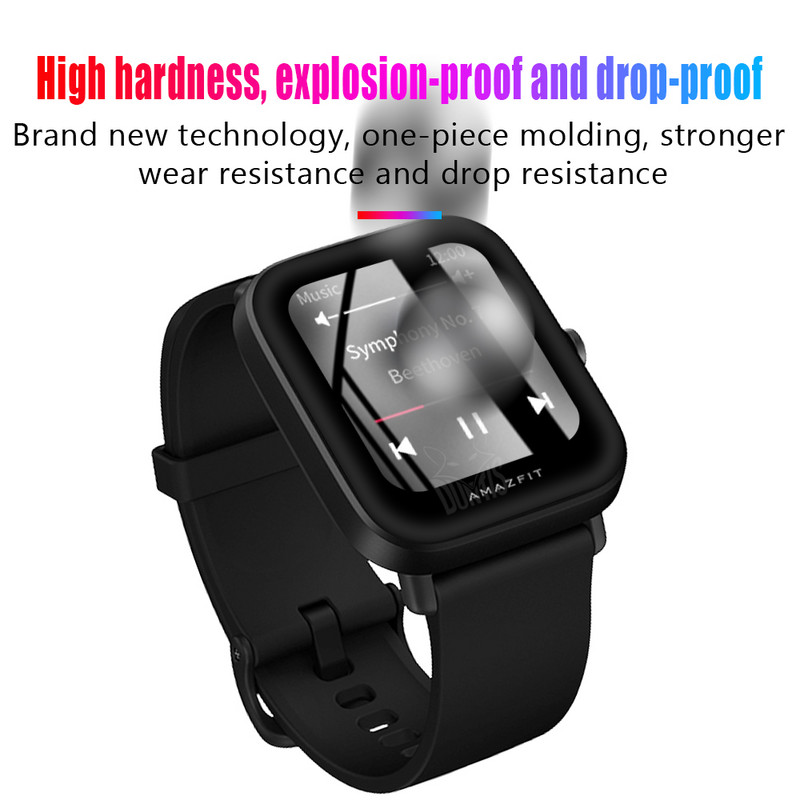 20D zakrivljena zaštitna folija za Amazfit Bip U / U Pro pametni sat, mekana zaštita za zaslon, dodaci (ne staklo)