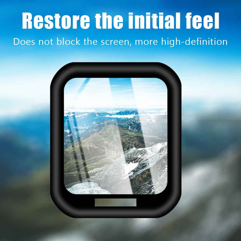 20D zakrivljena zaštitna folija za Amazfit Bip U / U Pro pametni sat, mekana zaštita za zaslon, dodaci (ne staklo)