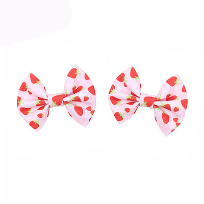 2023 Festivalul de Valentine`s Clasic 4" țesătură cu glonț imprimat arc de păr Accesorii de păr pentru fete DIY Accesorii pentru păr Agrafă de păr