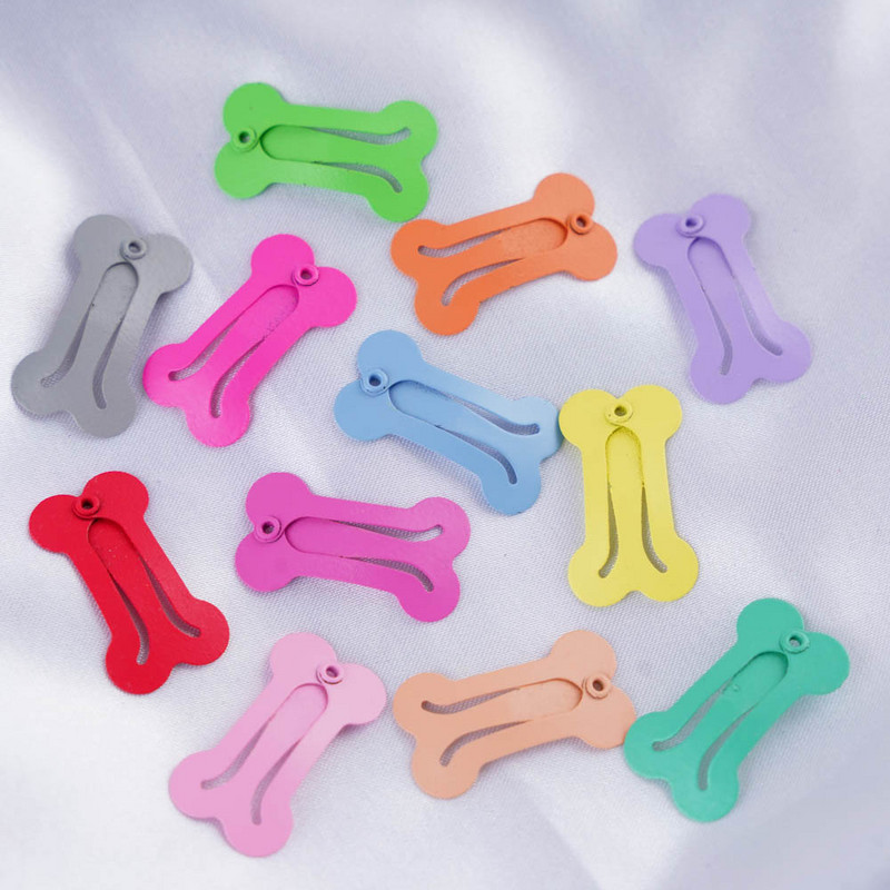 30kom/lot Modni kreativni kost, mačje srce, kvadratni oblik, stilski ukrasi, šiške sa strane, kopče za kosu, dječji dodaci u mješovitim bojama