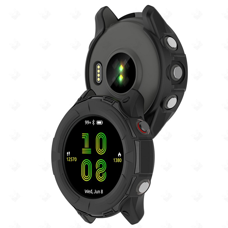 Silikonska maska za Garmin Forerunner 955 255 pametni sat Otporan na ogrebotine TPU meka zaštitna modna školjka Dodaci