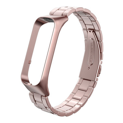 Roostevabast terasest kellarihm Samsung Galaxy Fit 2 rihmaga metallist käevõru Samsung Galaxy Fit2 R220 nutikate tarvikute jaoks