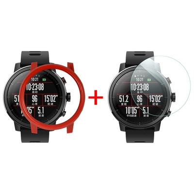 Zaštitna folija za PC Poklopac za Xiaomi Huami Amazfit 2 2S Stratos Smart Dodaci Remen za sat Plastic Shell Slim Frame Case