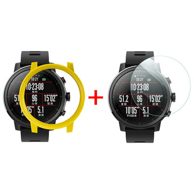 Zaštitna folija za PC Poklopac za Xiaomi Huami Amazfit 2 2S Stratos Smart Dodaci Remen za sat Plastic Shell Slim Frame Case