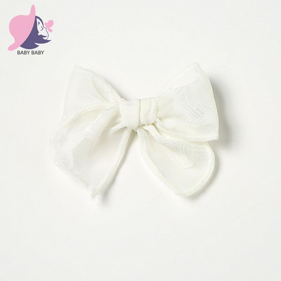 Agrafe de păr cu flori de margaretă, fundă drăguță imprimată, țesătură de bumbac, fundă de păr pentru fetițe, agrafe pentru copii, accesorii pentru păr pentru copii